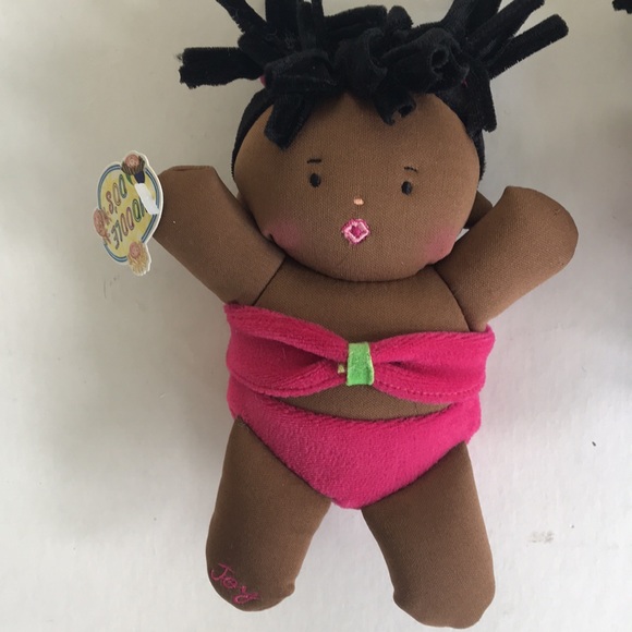 2 Noodle Do's Dolls Joy and Lea NWT NOS 1999 African American Cute Soft Body - Picture 5 of 7